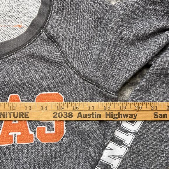 PINK Victoria's Secret Texas Longhorns UT Gray Sweatshirt Medium College Sports - Picture 3 of 7